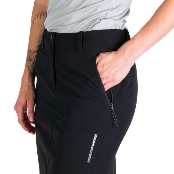 Sportovní outdoorová sukně Northfinder Claudette Black SU-4611OR-269 25/26