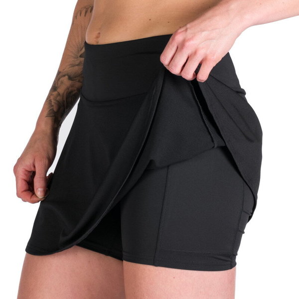 Sportovní sukně s vnitřními šortkami Northfinder Gay Black SU-4615SP-269 25/26
