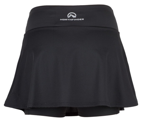 Sportovní sukně s vnitřními šortkami Northfinder Gay Black SU-4615SP-269 25/26