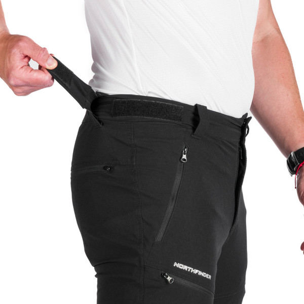 Pánské turistické kalhoty Northfinder Maxwell Black NO3936OR-269 25/26