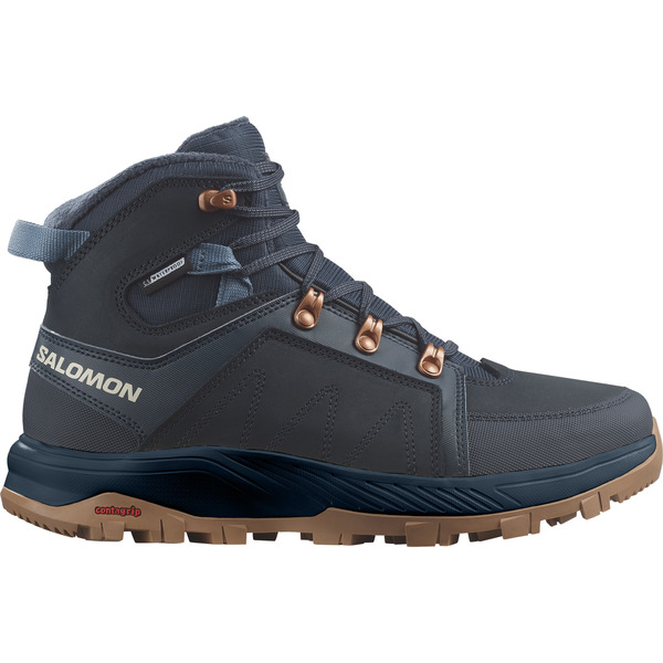 Dámské zimní boty Salomon Outchill TS CSWP W carbon/carbon/bering sea L47377300 25/26