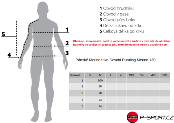 Pánské Merino triko Devold Running Merino 130 T-shirt Man  Blue GO-293-210-B-258A 25/26