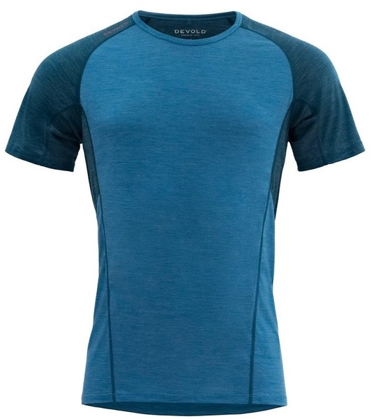Pánské Merino triko Devold Running Merino 130 T-shirt Man  Blue GO-293-210-B-258A 25/26