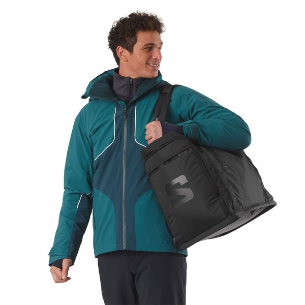 Taška na lyžarské boty a helmu Salomon Extend Max Gearbag Black LC1921700 25/26