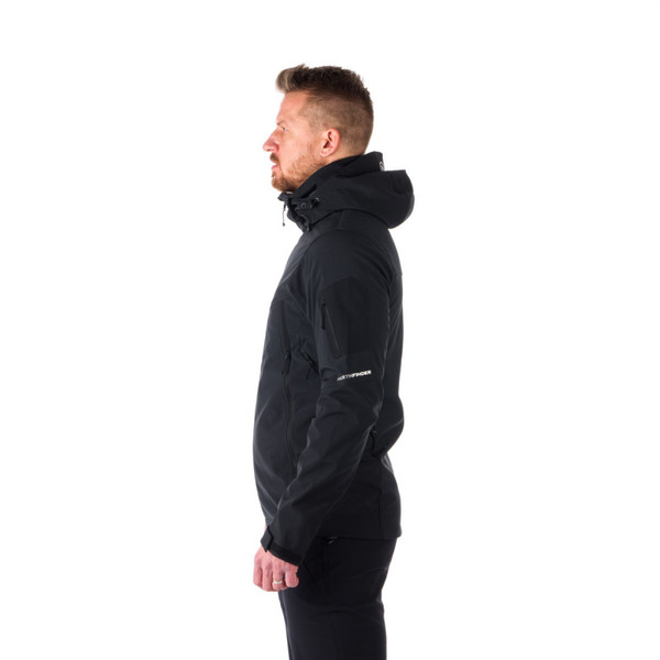 Pánská softshellová bunda Northfinder Abner BU-5037OR-269 Black 25/26