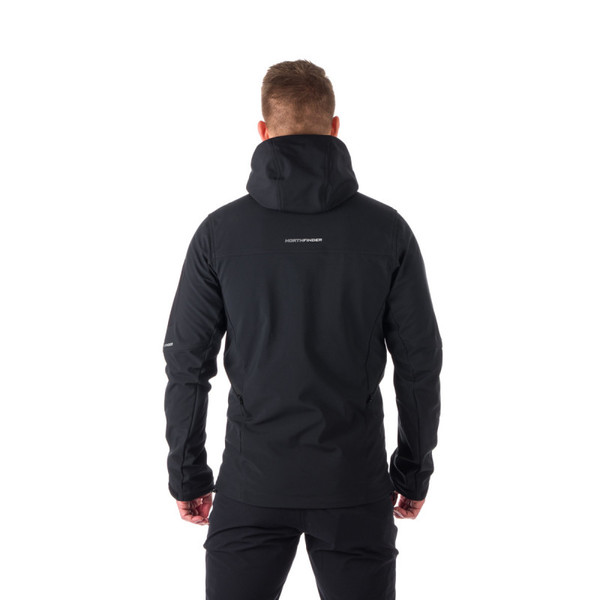 Pánská softshellová bunda Northfinder Abner BU-5037OR-269 Black 25/26