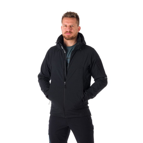 Pánská softshellová bunda Northfinder Abner BU-5037OR-269 Black 25/26
