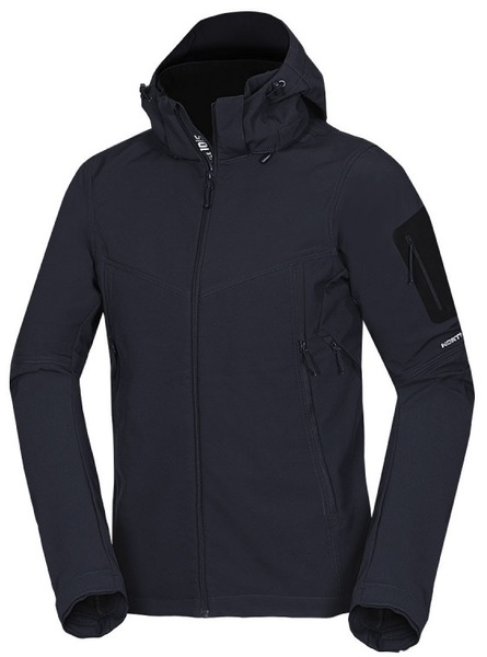 Pánská softshellová bunda Northfinder Abner BU-5037OR-269 Black 25/26