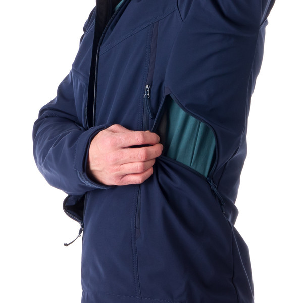 Pánská softshellová bunda Northfinder Abner BU-5037OR-464 Blue Nights 25/26