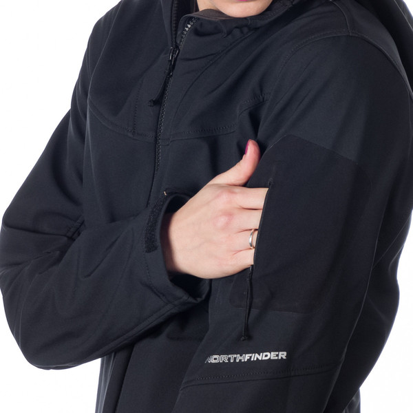 Dámská softshellová elegantní bunda Northfinder Jeanne BU-6135OR 269 Black 25/26