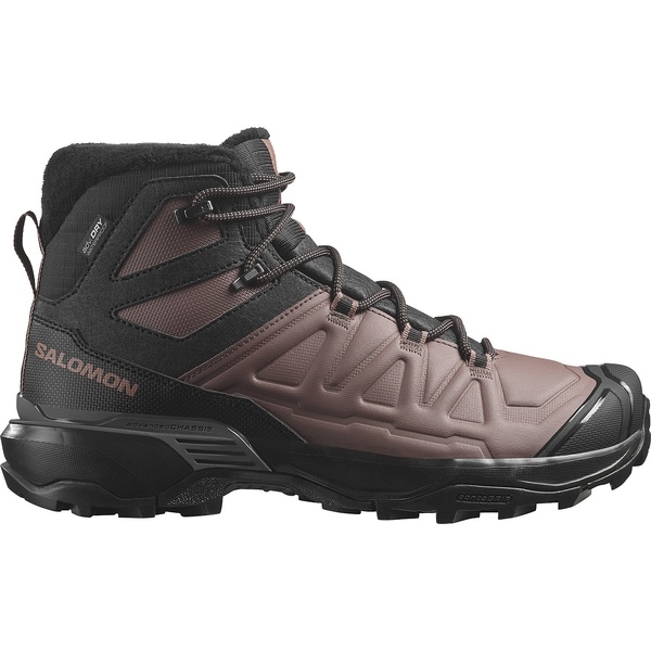Dámské zimní boty Salomon Snowpilot WP W Black/Peppercorn/Cognac L47585800 25/26