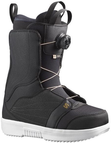 Dámské snowboardové boty Salomon Pearl BOA Black/White/Gold L41703900 25/26