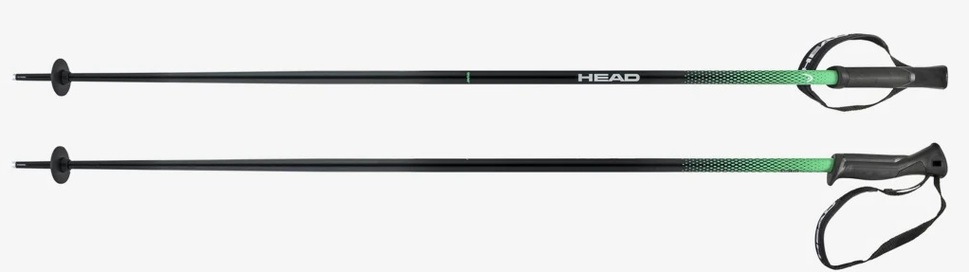 Lyžařské hole Head Frontside Performance Black Green 381164 25/26