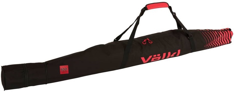 Vak na lyže Volkl Race Single Ski Bag 165+15+15 cm 142110 Black/Red 25/26