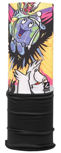 Dětský nákrčník - Multifunkční šátek Level Multy HG JR Black/Yellow 7835AS.47 25/26