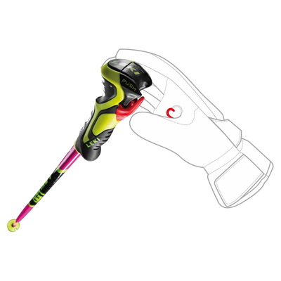 Sjezdové hole Leki WCR Lite SL 3D (65265852) 25/26