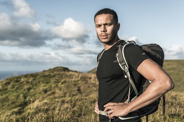 Pánské lehké vlněné triko Devold Breeze Merino 150 T-shirt Man Black GO 180 210 A 950A 25/26