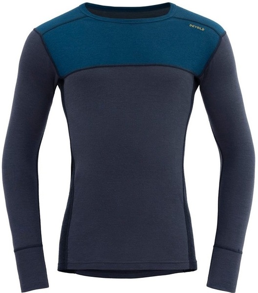 Pánské triko Devold Lauparen Merino 190 Shirt Man Modrá GO-245-224-A-422A 25/26