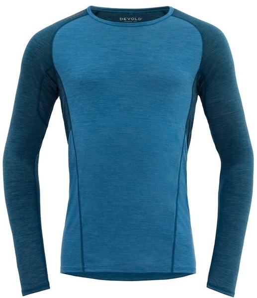 Pánské Merino triko Devold Running Merino 130 Shirt Man Modrá GO-293-220-B-258A 25/26