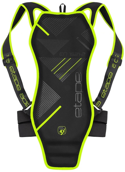 Páteřák/chránič páteře Etape Spine Černá/Žlutá Fluo 2495116 25/26