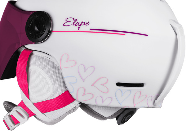 Dětská lyžařská helma Etape SPEEDY PRO bílá mat 2012490 25/26