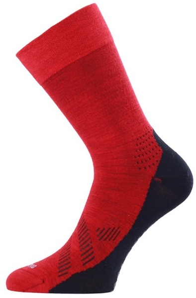 Lasting funkční trekingové merino ponožky  FWJ-339 červená 25/26