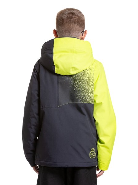 Dětská SNB & SKI bunda Meatfly Bangito Acid Lime/Black 24/25