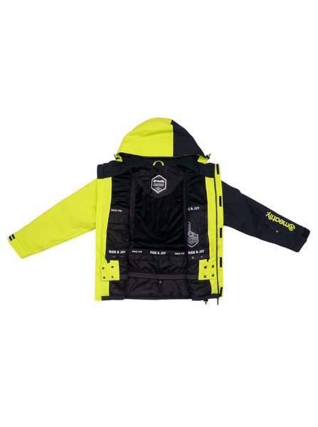 Dětská SNB & SKI bunda Meatfly Bangito Acid Lime/Black 24/25