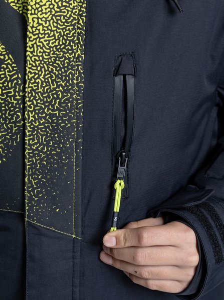 Dětská SNB & SKI bunda Meatfly Bangito Acid Lime/Black 24/25