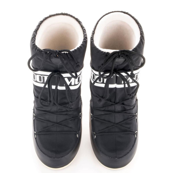 Dětské zimní boty Tecnica Moon Boot Icon Kids Nylon 001 Black 25/26