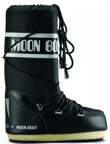 Dětské zimní boty Tecnica Moon Boot Icon Kids Nylon 001 Black 25/26