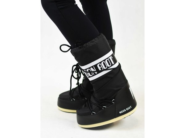 Dámské zimní boty Tecnica Moon Boot Icon Nylon 001 Black 25/26