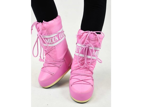 Dívčí zimní boty Tecnica Moon Boot Icon Nylon 063 Pink 25/26