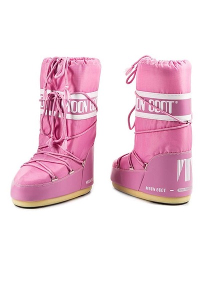 Dívčí zimní boty Tecnica Moon Boot Icon Nylon 063 Pink 25/26