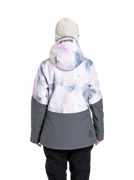 Dámská SNB & SKI bunda Meatfly Kirsten Clouds Pink 24/25