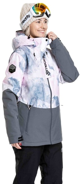 Dámská SNB & SKI bunda Meatfly Kirsten Clouds Pink 24/25
