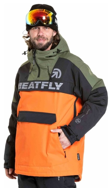 Pánská SNB & SKI bunda Meatfly Zenith Orange/Black 24/25
