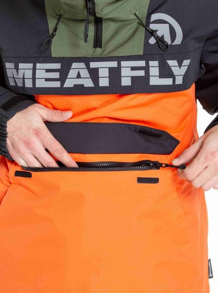 Pánská SNB & SKI bunda Meatfly Zenith Orange/Black 24/25