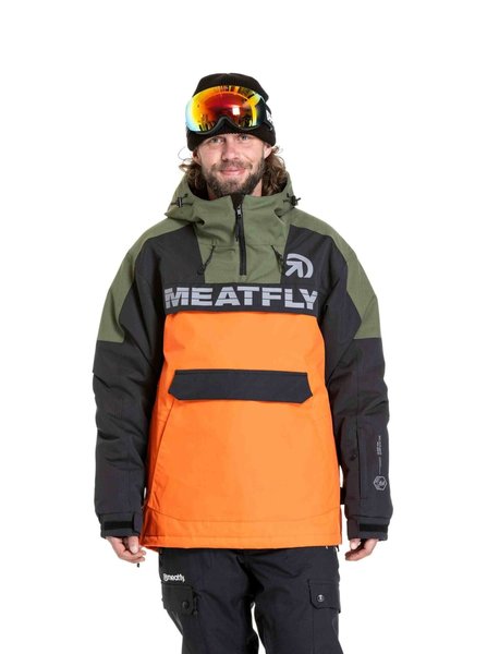 Pánská SNB & SKI bunda Meatfly Zenith Orange/Black 24/25