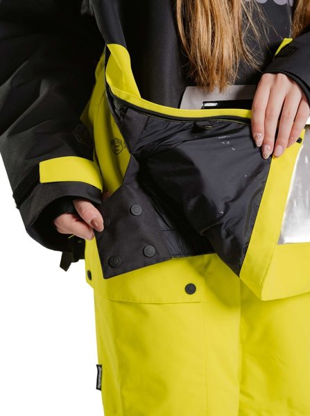 Unisex SNB & SKI bunda Meatfly Maddie Grey lime 24/25