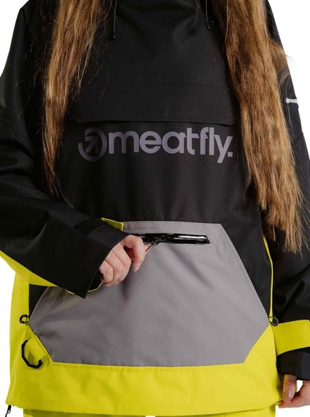 Unisex SNB & SKI bunda Meatfly Maddie Grey lime 24/25