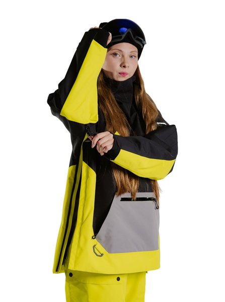Unisex SNB & SKI bunda Meatfly Maddie Grey lime 24/25