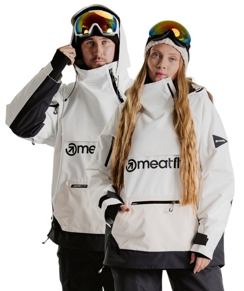 Unisex SNB & SKI bunda Meatfly Maddie Clouds White 24/25