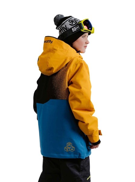 Dětská SNB & SKI bunda Meatfly Bangito Sunflower/Blue 24/25