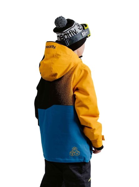 Dětská SNB & SKI bunda Meatfly Bangito Sunflower/Blue 24/25