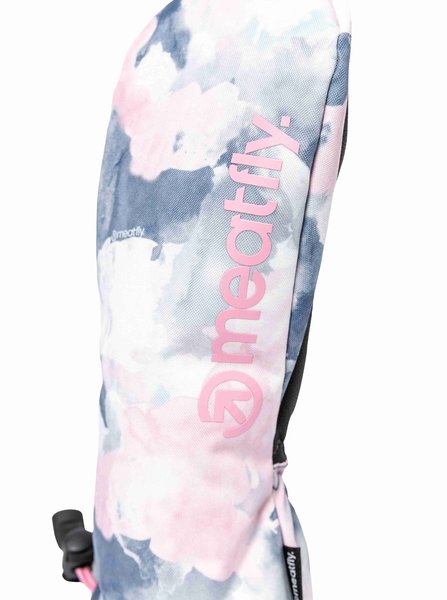 Dětské rukavice Meatfly Slayer Clouds Pink 24/25