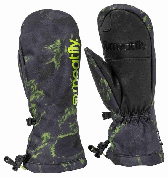 Dětské rukavice Meatfly Slayer Mossy Lime 24/25