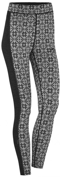 Dámské funkční kalhoty/legíny Kari Traa Rose High Waisted Baselayer Pants 100% Merino Wool 622873 Black 24/25