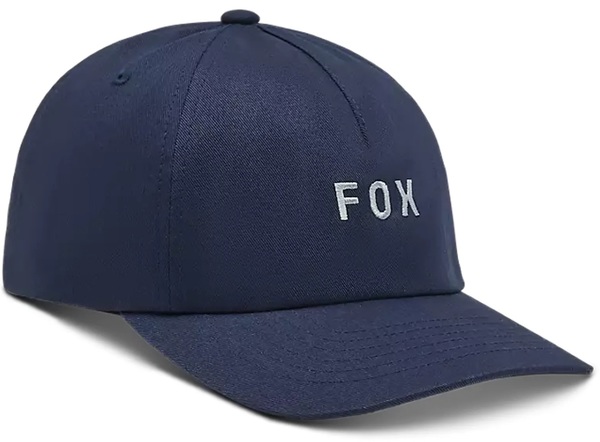 Kšiltovka Fox Wordmark Adjustable Hat Midnight Blue 31637-329 25/26