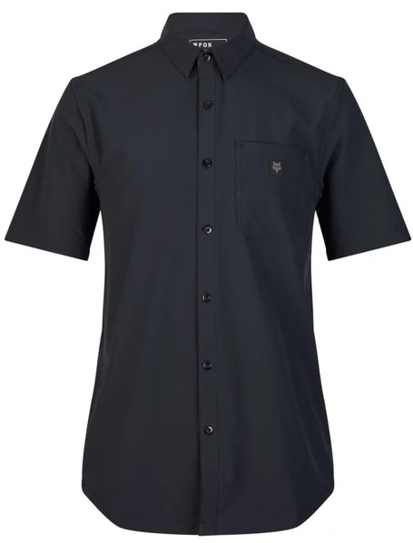 Pánská košile FOX Ranger Woven SS Jersey Pewter Black 30913-001 25/26